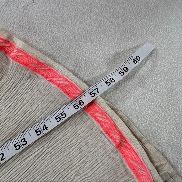 Flying Tomato Cream and Neon Boho Maxi Dress Sz S - Picture 12 of 12